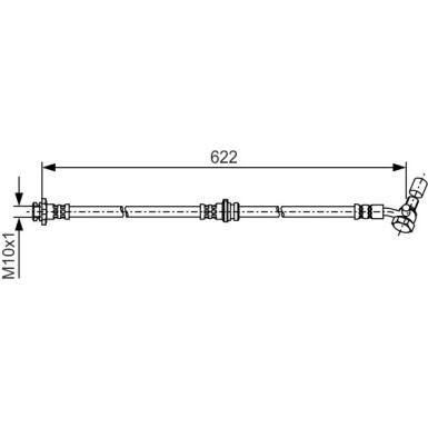 Bremsschlauch 1 987 481 A39