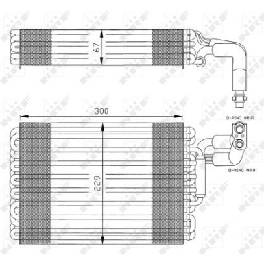 Verdampfer, Klimaanlage 36030 Verdampfer, Klimaanlage 36030