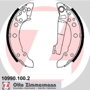 Bremsbackensatz 10990.100.2 Bremsbackensatz 10990.100.2