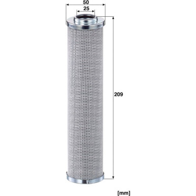 Filter, Arbeitshydraulik HD 517/1 X
