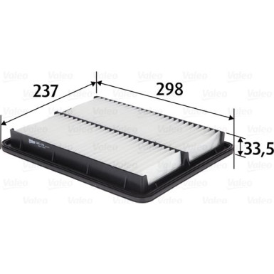 Valeo Luftfilter 585478