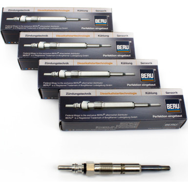BorgWarner (BERU) 4 x Beru Glühkerze GN018