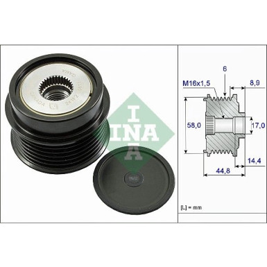 INA Generatorfreilauf 535 0271 10