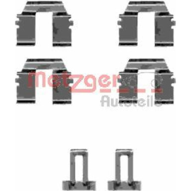 Metzger Zubehörsatz, Scheibenbremsbelag 109-1233