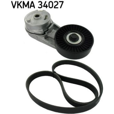 SKF Keilrippenriemensatz VKMA 34027