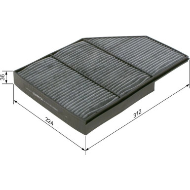 Filter, Innenraumluft 1 987 435 603 Filter, Innenraumluft 1 987 435 603