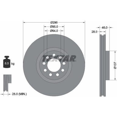 Bremsscheibe 92155700