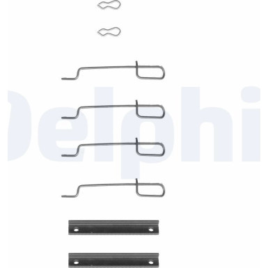 Zubehörsatz, Scheibenbremsbelag LX0044 Zubehörsatz, Scheibenbremsbelag LX0044
