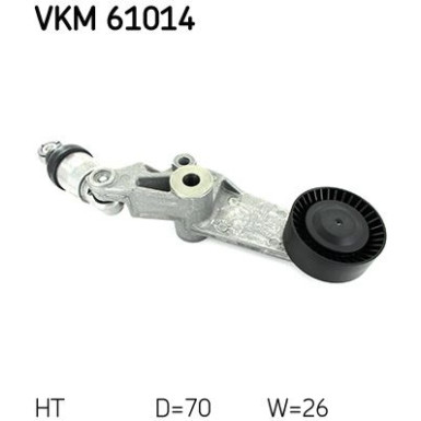 SKF Spannrolle, Keilrippenriemen VKM 61014