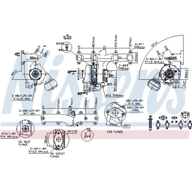 Nissens Turbolader 93090