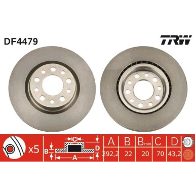 Bremsscheibe DF4479