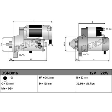 Starter DSN3016