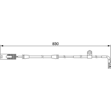 BOSCH Warnkontakt, Bremsbelagverschleiß 1 987 474 958 BOSCH Warnkontakt, Bremsbelagverschleiß 1 987 474 958