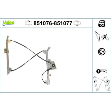 Valeo Fensterheber 851077