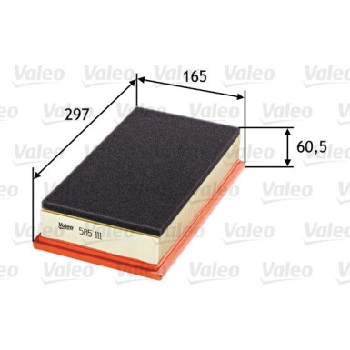 Valeo Luftfilter 585111