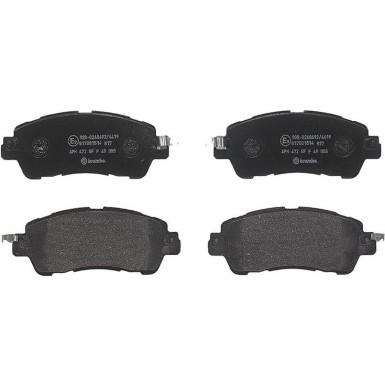 Brembo Bremsbelagsatz, Scheibenbremse PRIME LINE P 49 055 Brembo Bremsbelagsatz, Scheibenbremse PRIME LINE P 49 055
