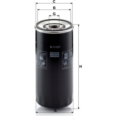 Ölfilter W 1170/7 Ölfilter W 1170/7