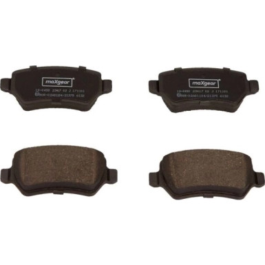 Maxgear Bremsbelagsatz, Scheibenbremse 19-0450 Maxgear Bremsbelagsatz, Scheibenbremse 19-0450