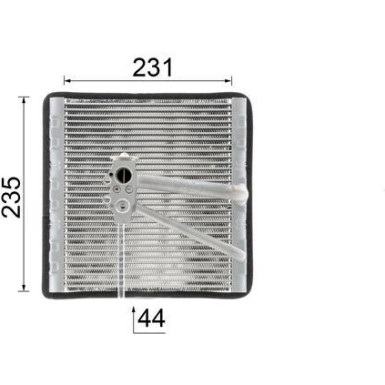 Mahle Verdampfer, Klimaanlage BEHR Premium Line AE 194 000P