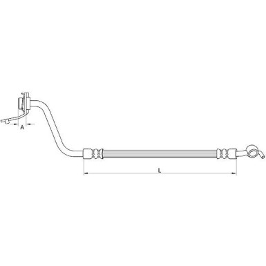 Metzger Bremsschlauch 4111057