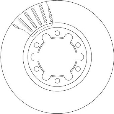 TRW Bremsscheibe DF7237