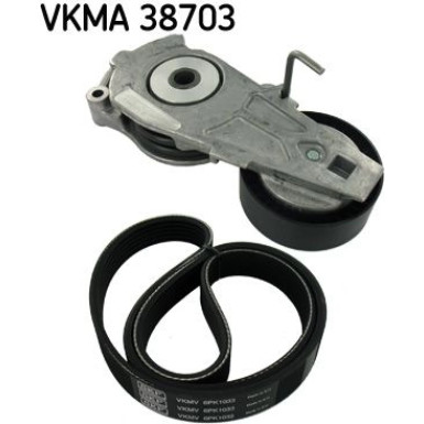 SKF Keilrippenriemensatz VKMA 38703