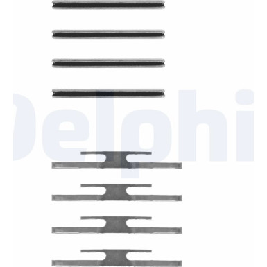Delphi Zubehörsatz, Scheibenbremsbelag LX0035