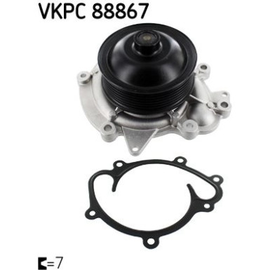SKF Wasserpumpe VKPC 88867