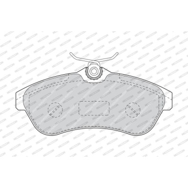Ferodo Bremsbelagsatz, Scheibenbremse PREMIER ECO FRICTION FDB1543