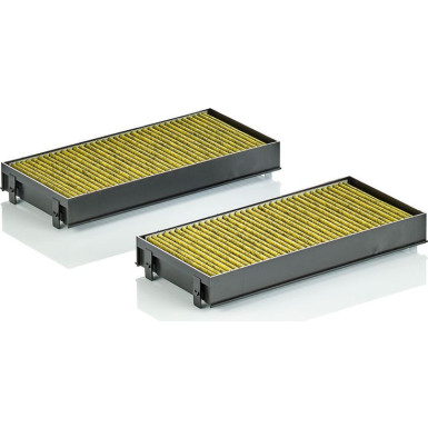 MANN-FILTER FP 2941-2 Innenraumfilter FreciousPlus Aktivkohlefilter mit Polyphenol, antibakteriell, Feinstaubfilter (PM 2.5) MANN-FILTER FP 2941-2 Innenraumfilter FreciousPlus Aktivkohlefilter mit Polyphenol, antibakteriell, Feinstaubfilter (PM 2.5)