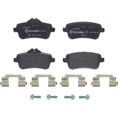Brembo Bremsbelagsatz, Scheibenbremse PRIME LINE P 50 156 Brembo Bremsbelagsatz, Scheibenbremse PRIME LINE P 50 156