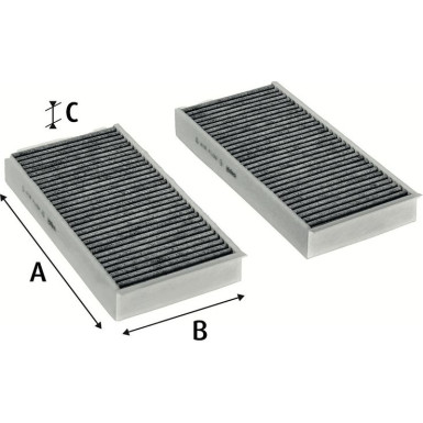 VALEO 715811 Innenraumfilter Aktivkohlefilter, CLIMFILTER PROTECT