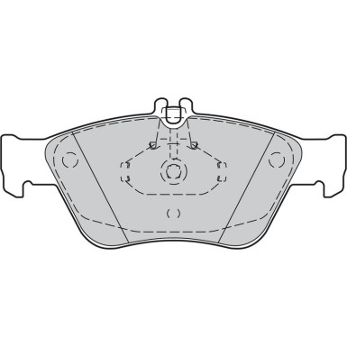 Valeo Bremsbelagsatz, Scheibenbremse 598357 Valeo Bremsbelagsatz, Scheibenbremse 598357