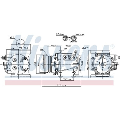 Kompressor, Klimaanlage 89241 Kompressor, Klimaanlage 89241