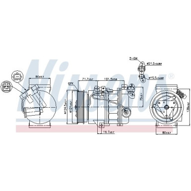 Kompressor, Klimaanlage 89386 Kompressor, Klimaanlage 89386