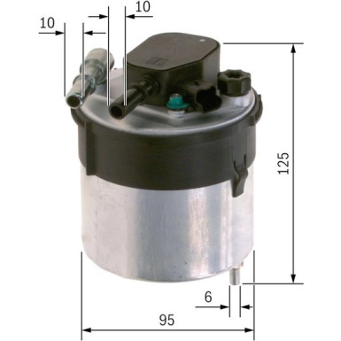 Kraftstofffilter F 026 402 204
