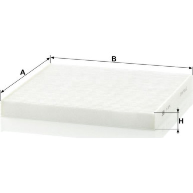 MANN-FILTER CU 2544 Innenraumfilter, Partikelfilter MANN-FILTER CU 2544 Innenraumfilter, Partikelfilter