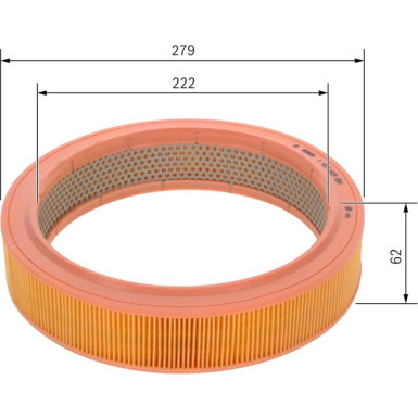 BOSCH 1 457 429 054 Luftfilter BOSCH 1 457 429 054 Luftfilter