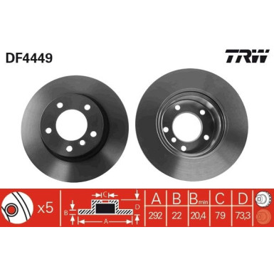 Bremsscheibe DF4449