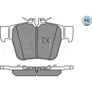 Meyle Bremsbelagsatz, Scheibenbremse MEYLE-PD: Advanced performance and design 025 224 2316/PD Meyle Bremsbelagsatz, Scheibenbremse MEYLE-PD: Advanced performance and design 025 224 2316/PD
