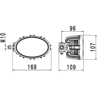 Arbeitsscheinwerfer 1GA 996 661-031 Arbeitsscheinwerfer 1GA 996 661-031