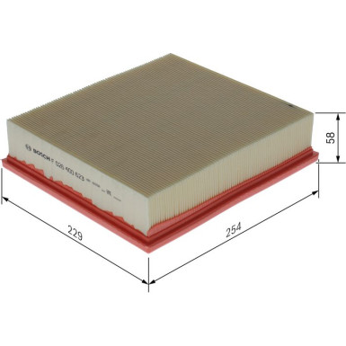 Luftfilter F 026 400 623 Luftfilter F 026 400 623
