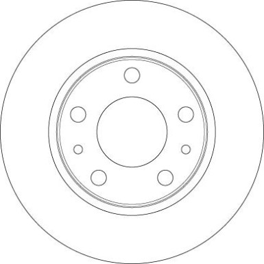TRW Bremsscheibe DF6412 TRW Bremsscheibe DF6412