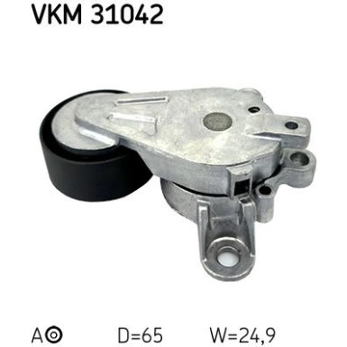 SKF Spannrolle, Keilrippenriemen VKM 31042