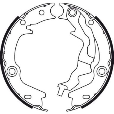 TRW Bremsbackensatz, Feststellbremse GS8781