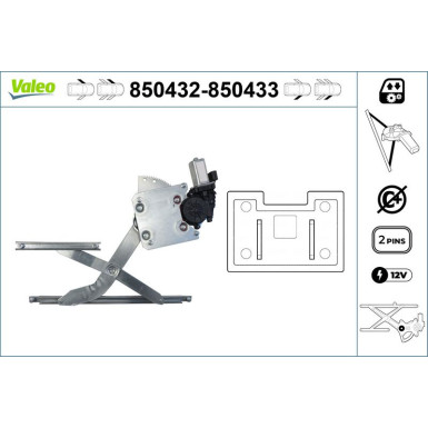 Valeo Fensterheber 850433