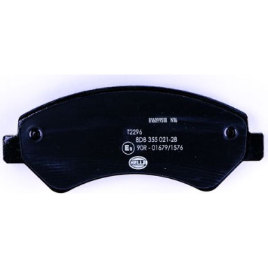 Hella Bremsbelagsatz, Scheibenbremse 8DB 355 021-281 Hella Bremsbelagsatz, Scheibenbremse 8DB 355 021-281