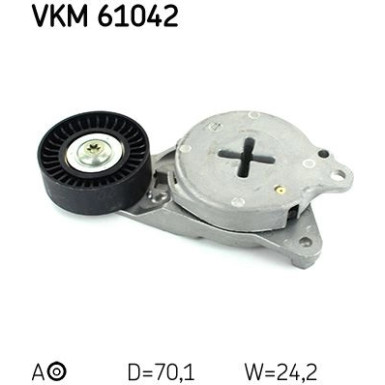 SKF Spannrolle, Keilrippenriemen VKM 61042
