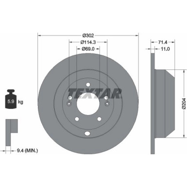 Bremsscheibe 92223403 Bremsscheibe 92223403