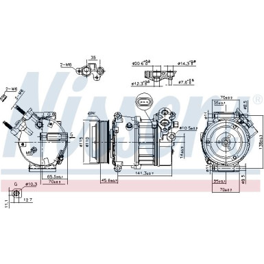 Kompressor, Klimaanlage 890617 Kompressor, Klimaanlage 890617